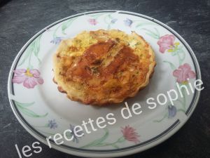 Recette Tartelette au lardon et camembert