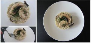 Recette Risotto aux champignons de Paris {sans lactose}