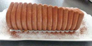 Recette Bûche chocolat crème brulée *