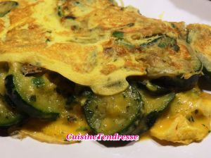 Recette Omelette aux courgettes
