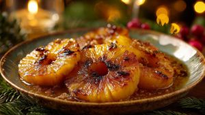 Recette Ananas au miel et Cognac