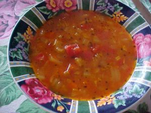 Recette Soupe au céleri, fenouil, carotte et tomates Viviane