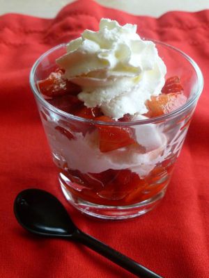 Recette Verrine aux fraises