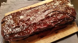 Recette Cake choco/banane/coco {Vegan}