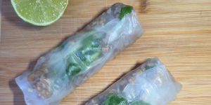 Recette Ginger Lime Pork Spring Rolls
