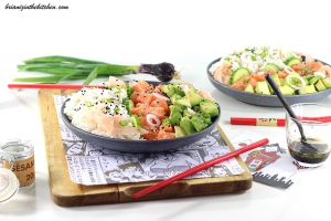 Recette Chirashi Saumon et Avocat - Japon