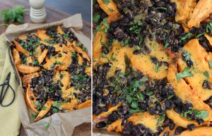 Recette Patate douce aux haricots noirs | Une recette végétarienne