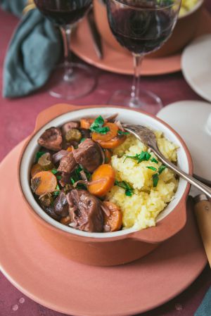 Recette Bourguignon de champignons {recette végétarienne}
