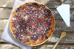 Recette Tarte mûres coco