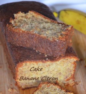 Recette Cake super moelleux banane citron