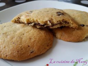 Recette Cookies coeur pâte à tartiner