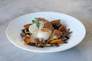 Recette Ris de veau aux  Saint-Jacques et girolles grises-recette de fête