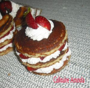 Recette Pancakes aux fraises