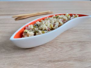 Recette Risotto bacon, courgettes