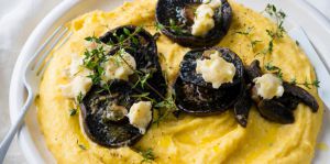 Recette Polenta au gorgonzola et champignons