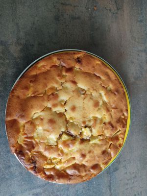 Recette Gâteau cacaoté pommes et mascarpone avec le compact cook pro