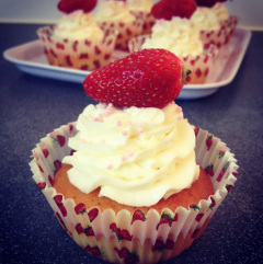 Recette Cupcakes fraises