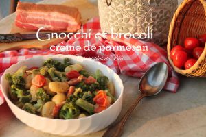 Recette Gnocchi au brocoli et crème de parmesan