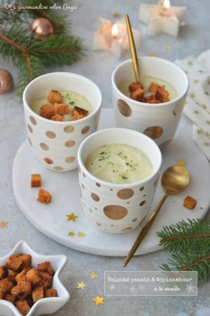 Recette Velouté de panais & topinambours à la vanille #vegan #glutenfree #Noël