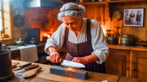Recette Ces couteaux de cuisine sont les seuls que ma grand-mère affûte encore à la pierre