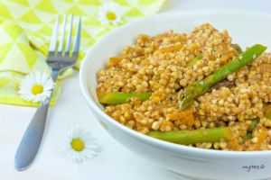 Recette Des asperges aux graines de sarrasin (vegan)