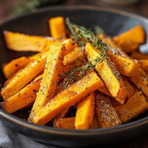 Recette Découvrez les Frites de Courge Butternut : La Révolution Croustillante et Saine de Votre Cuisine !