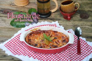 Recette Flognarde aux quetsches