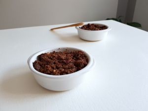 Recette Crumble au chocolat, noisette et pommes