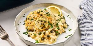 Recette This Dump-and-Bake Chicken Piccata Casserole Is Ready in Under an Hour