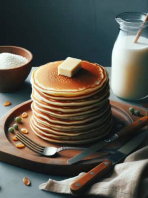 Recette Pancakes à la farine de riz : recette sans gluten sain et moelleux