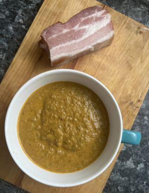 Recette Soupe de Bacon et Lentilles