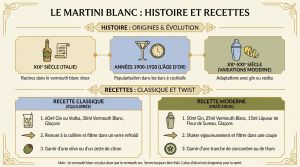 Recette Découvrez le martini blanc : histoire et recettes