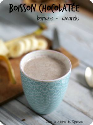 Recette Boisson chocolatée, banane, cannelle & amande – Vegan