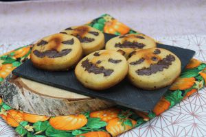 Recette Moelleux frangipane et rhum pour Halloween