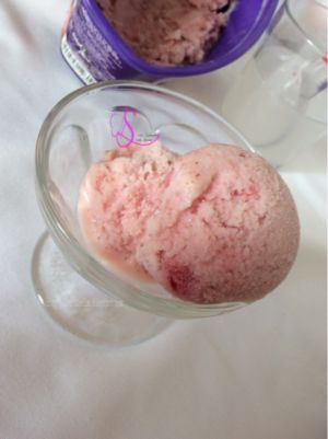 Recette Glace à la fraise et yaourt