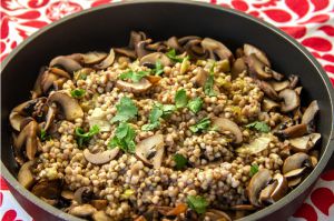 Recette Poêlée de sarrasin aux champignons Cremini