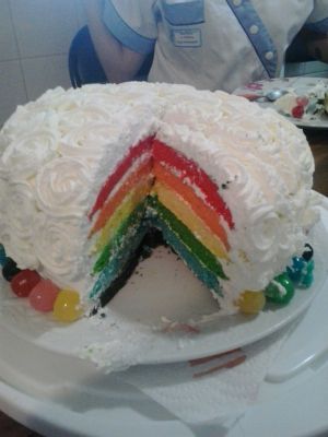 Recette Rainbow Cake