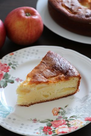 Recette Gâteau au yaourt aux pommes