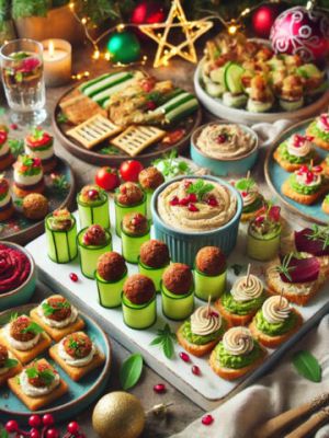 Recette 15 recettes vegan festives pour un apéro de fêtes réussi