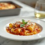 Recette Baked Mostaccioli with Ricotta