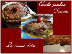 Recette Quiche jambon tomates