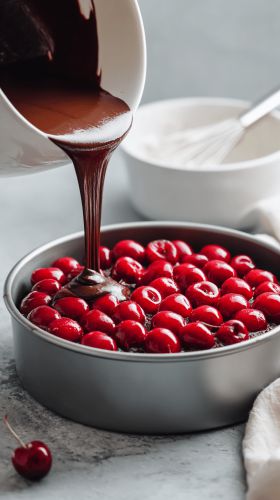 Recette Decadent Chocolate Cherry Upside Down Cake You’ll Love