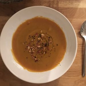 Recette Velouté de patates douces au fenouil et à la cardamome