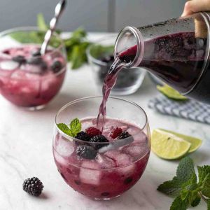 Recette Blackberry-Lime Porch Punch