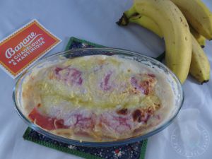 Recette Gratin de banane au jambon