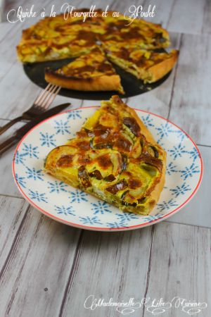 Recette Quiche à la courgette et au poulet