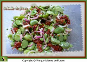 Recette Côtes d'agneau, salade de fèves