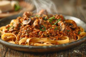 Recette Pasta bolognaise vegan : La recette parfaite avec des protéines végétales