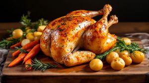 Recette Poulet Rôti au Four : Temps de Cuisson et Astuces