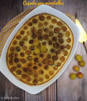 Recette Cujada aux mirabelles